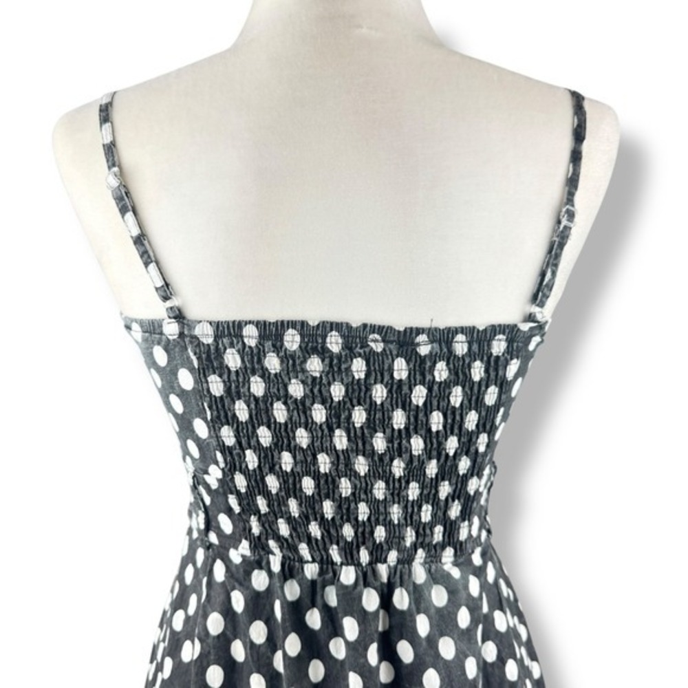 Deb Y2K Party Dress Size Medium Polka Dot Twee Pin Up Retro Feminine Vintage - Picture 8 of 16